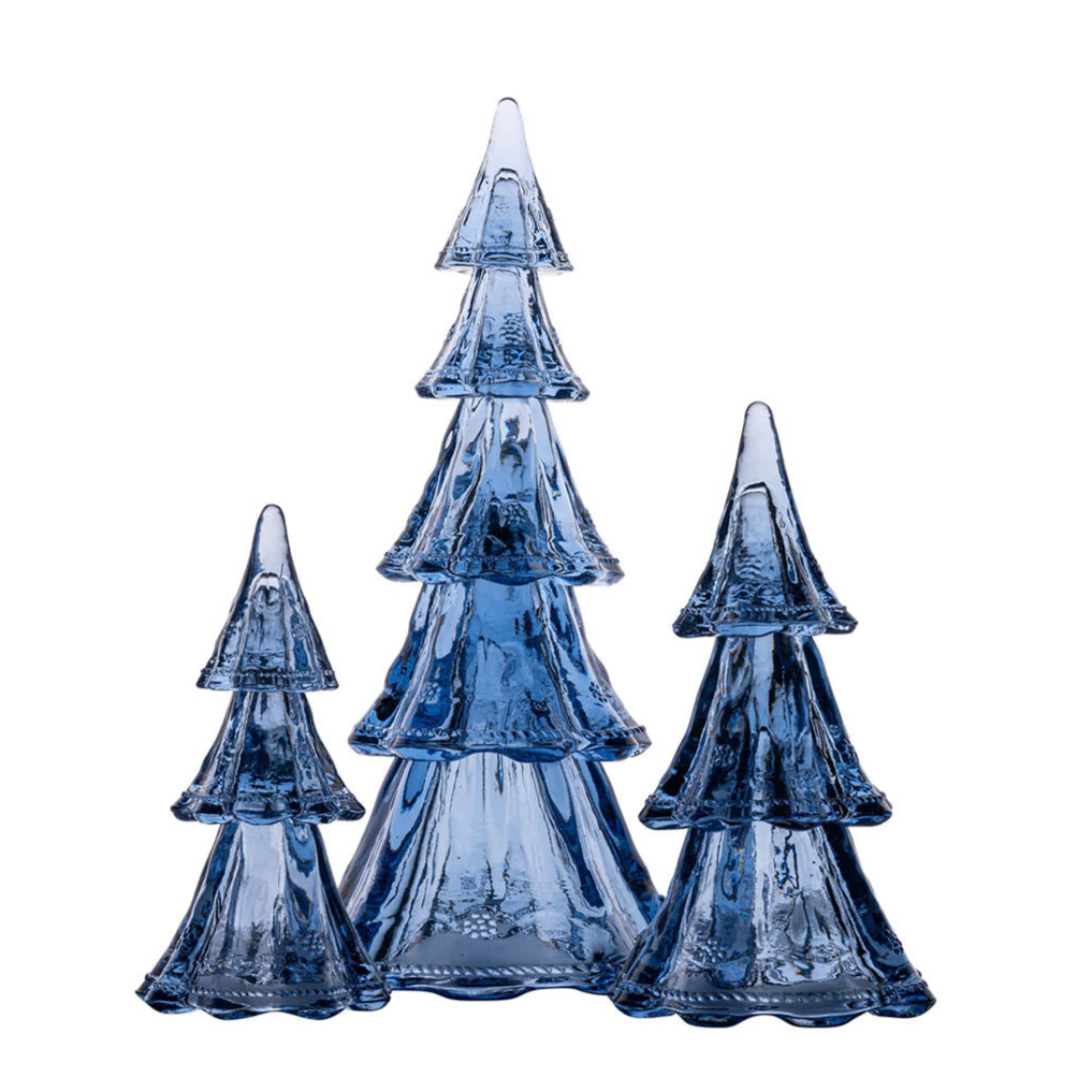 Berry & Thread 9.5" Tree Set/3pc  - Blue