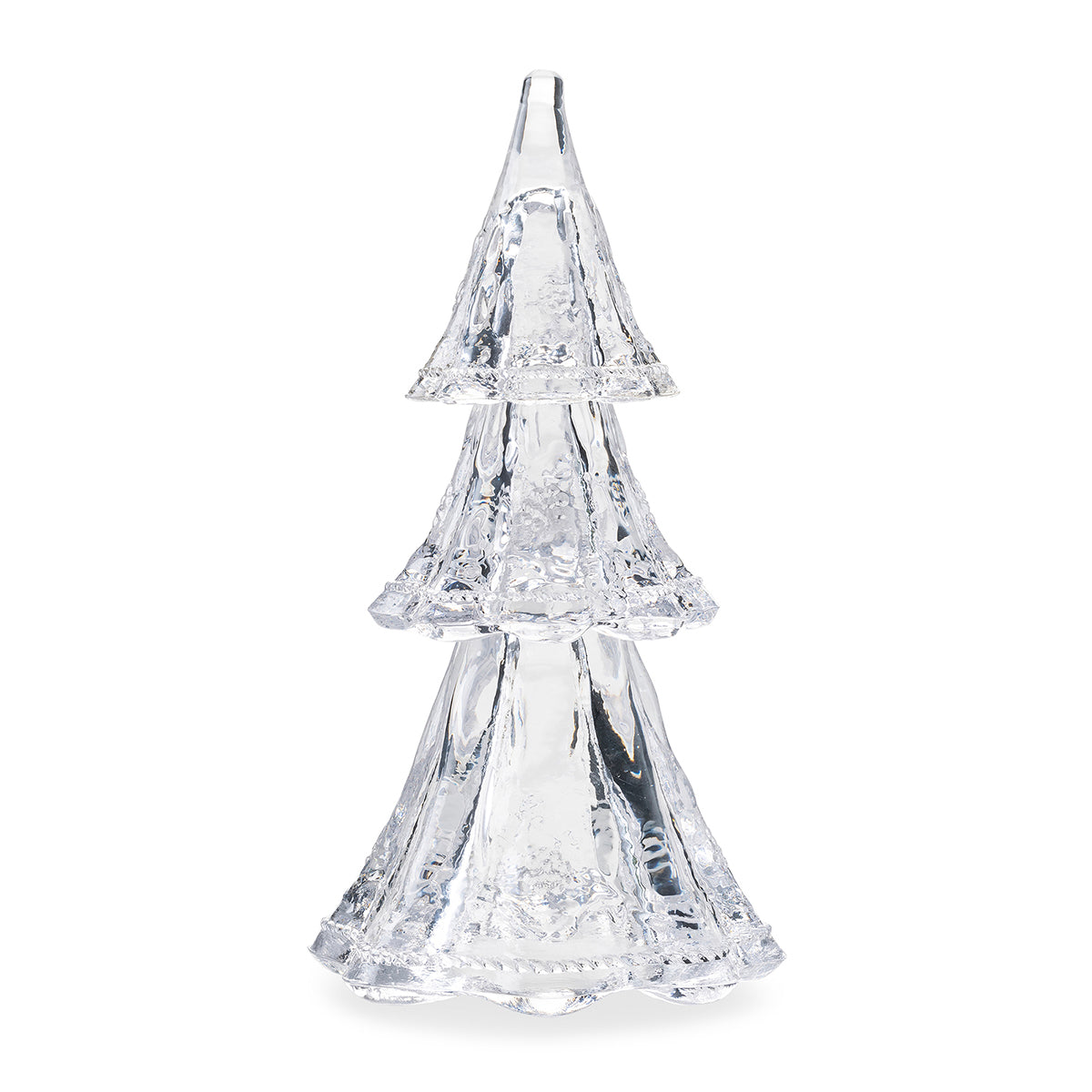 Berry & Thread 10.5” Medium 3pc Stacking Glass Tree Clear