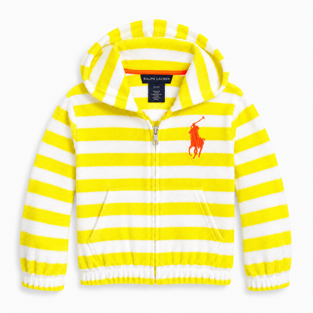 Girls Stripe Terry Coverup