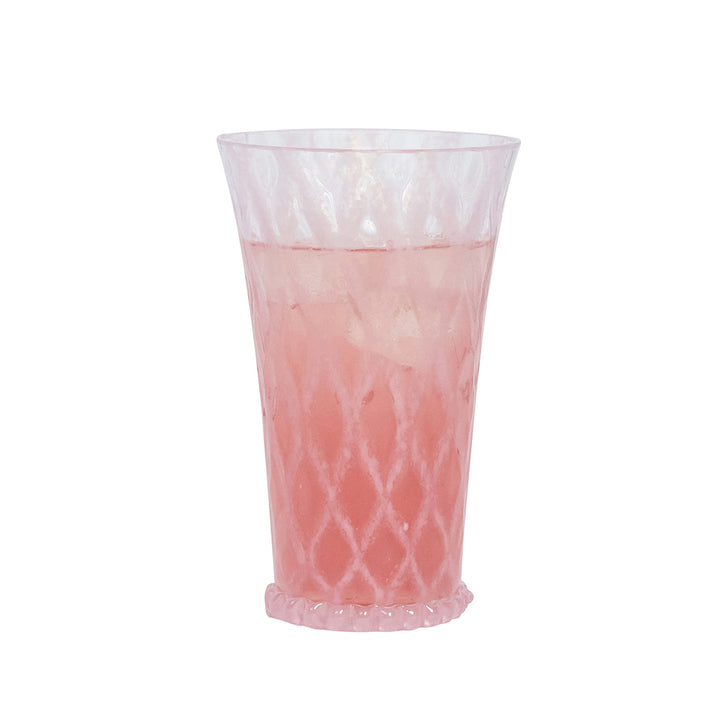 Trellis Large Tumbler - White
