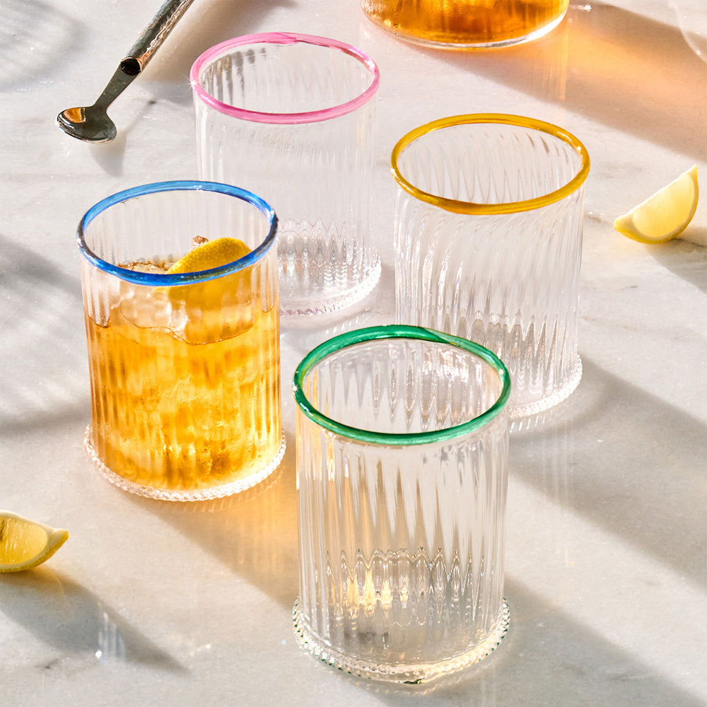 Nell Double Old Fashioned Assorted Set/4 - Multi