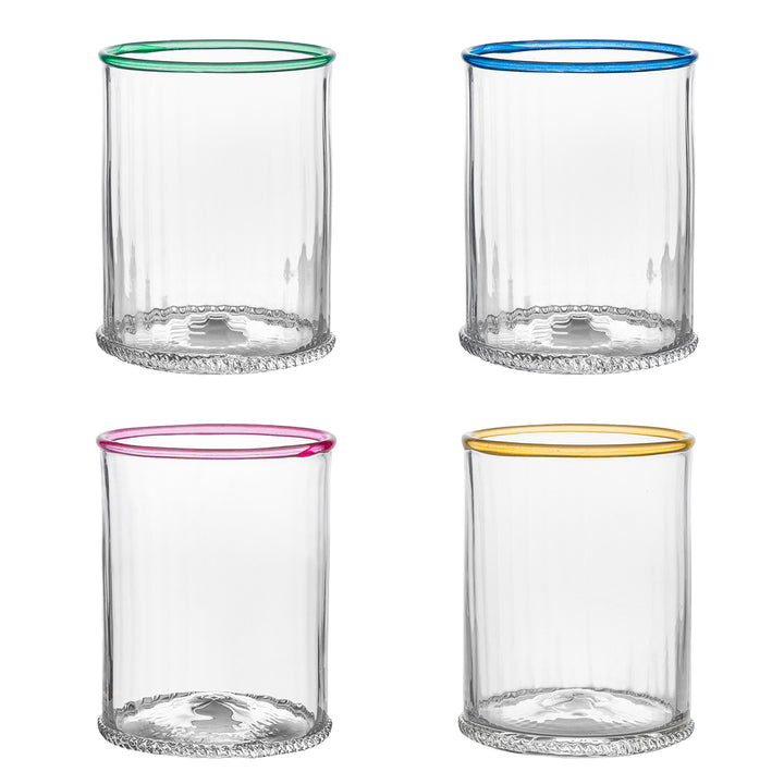 Nell Double Old Fashioned Assorted Set/4 - Multi