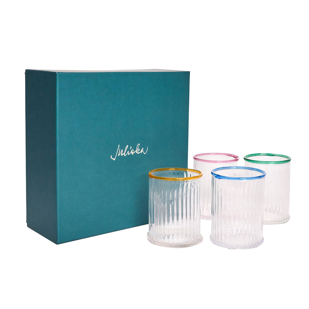 Nell Double Old Fashioned Assorted Set/4 - Multi