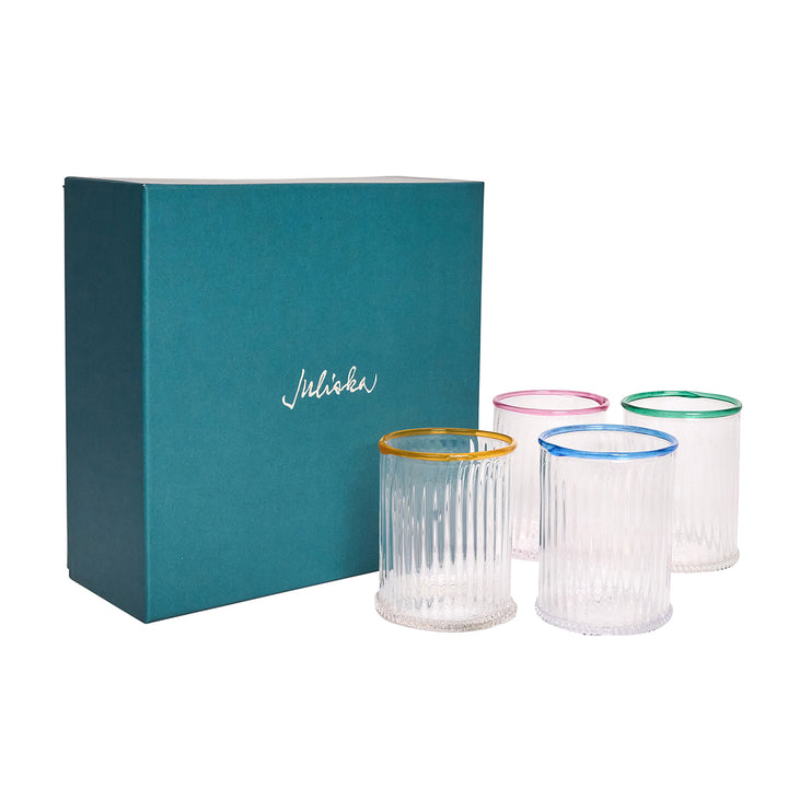 Nell Double Old Fashioned Assorted Set/4 - Multi