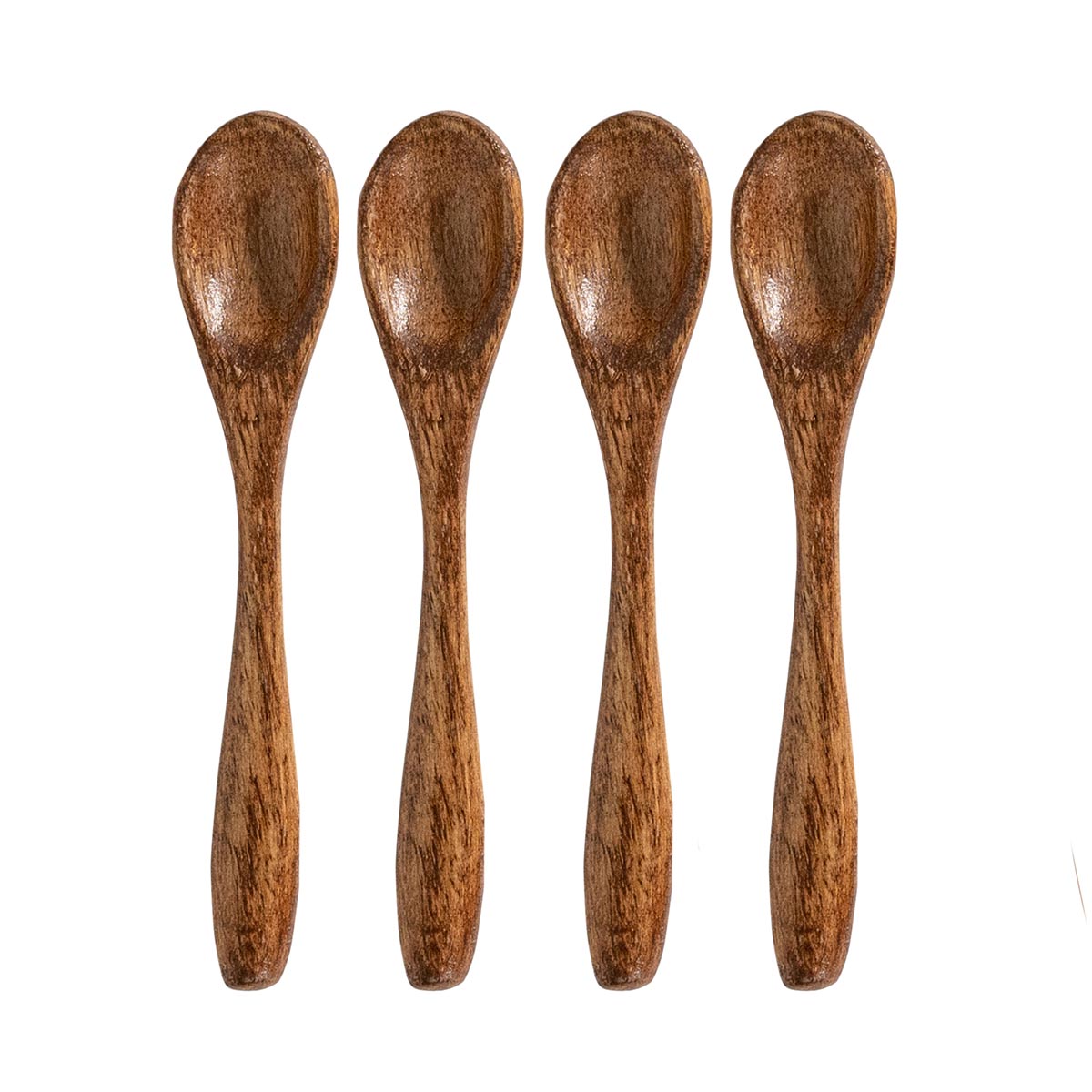 Bilbao Wood Petite Spoons - Set of 4