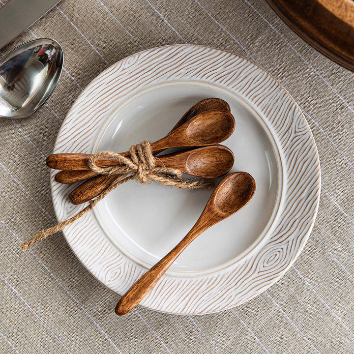 Bilbao Wood Petite Spoons - Set of 4
