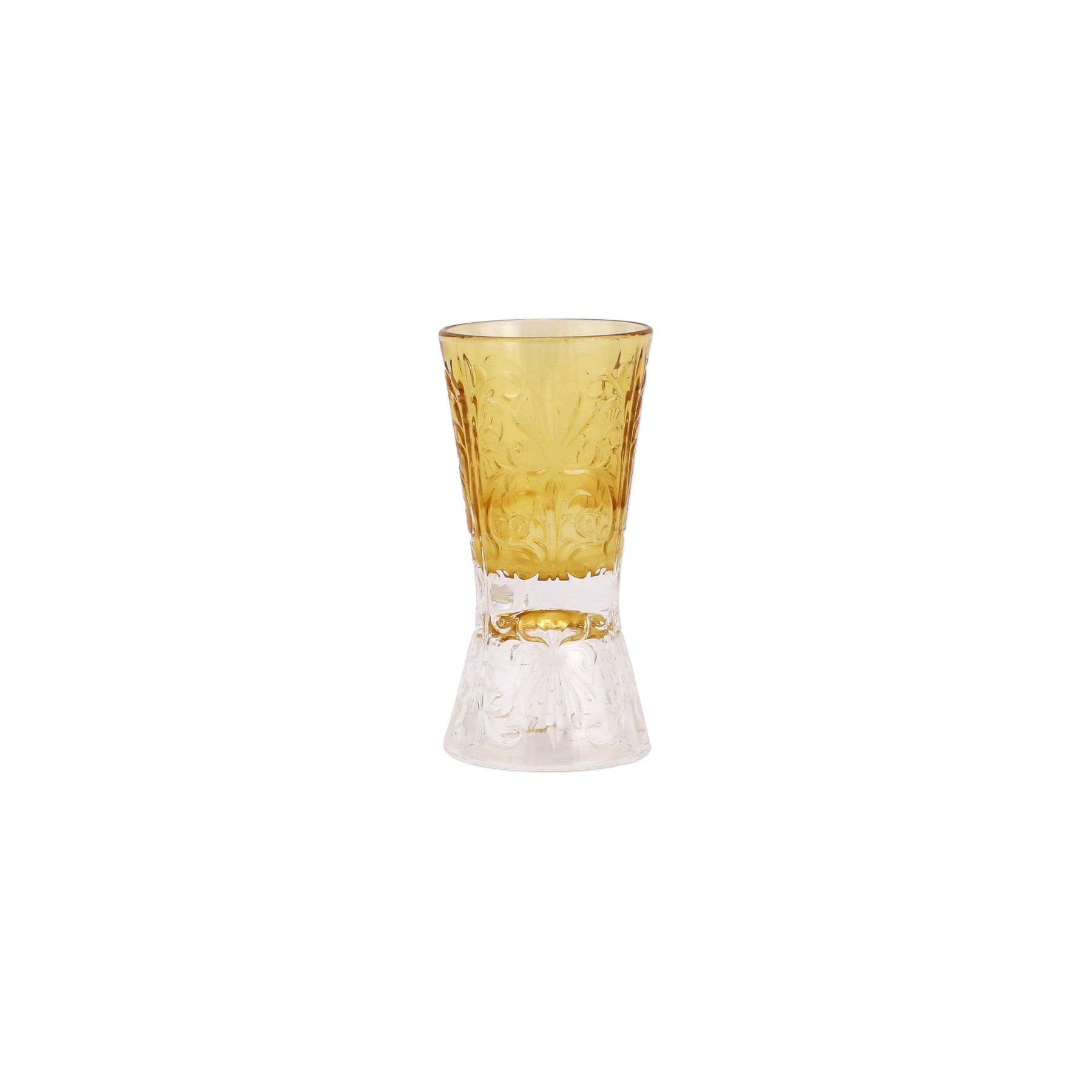 Barocco Amber Liquor Glass
