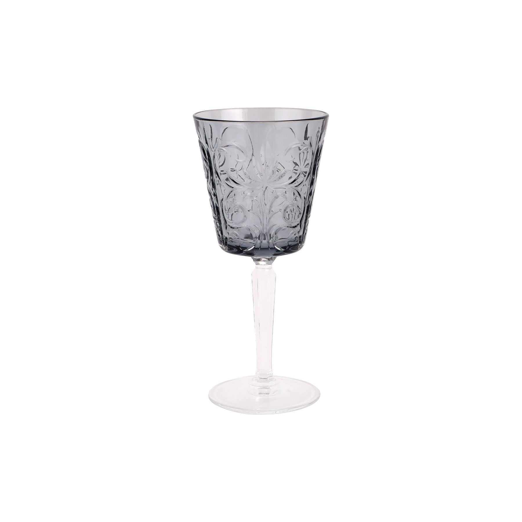Barocco Smoke Wine Glass