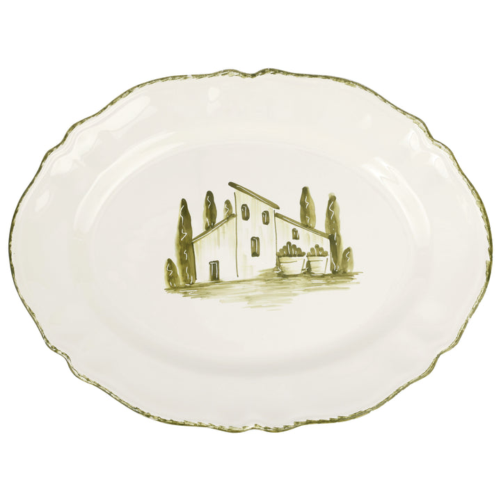 Borgo Verde Oval Platter