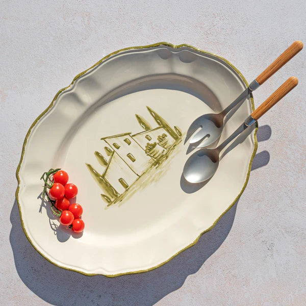 Borgo Verde Oval Platter