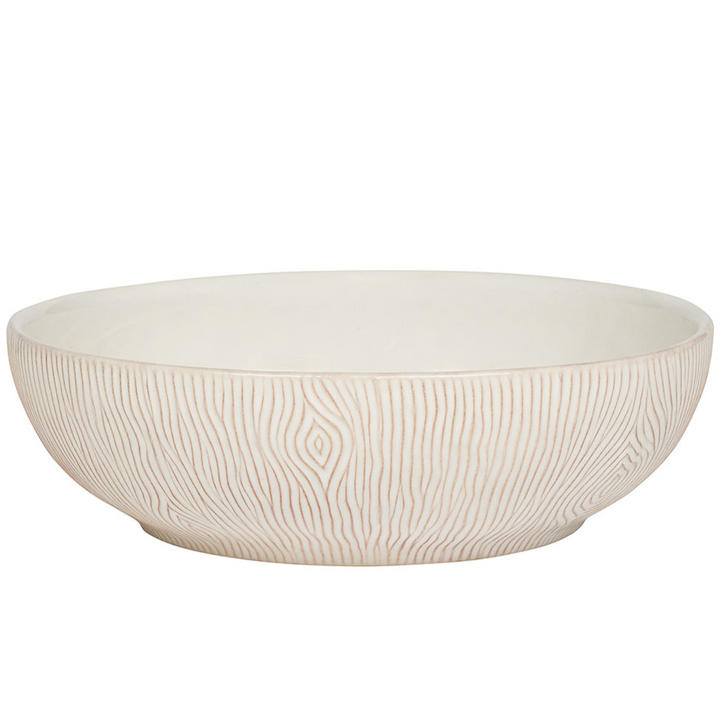 Blenheim Oak Coupe Bowl - Whitewash