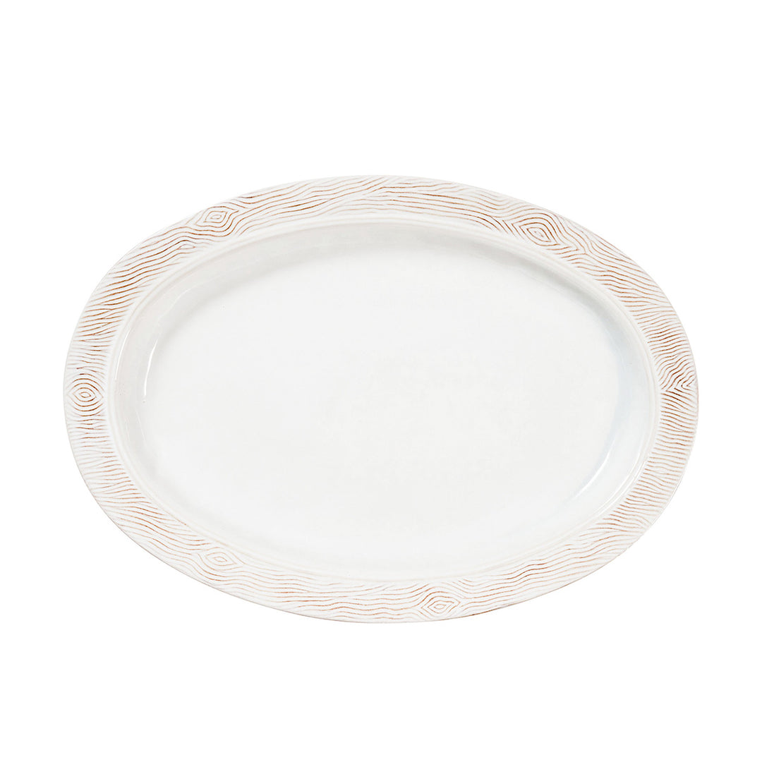 Blenheim Oak 18" Platter - Whitewash