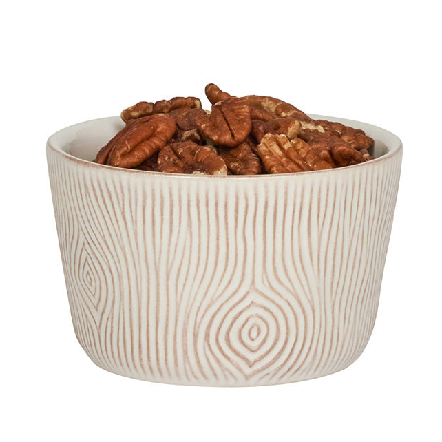 Blenheim Oak Ramekin - Whitewash
