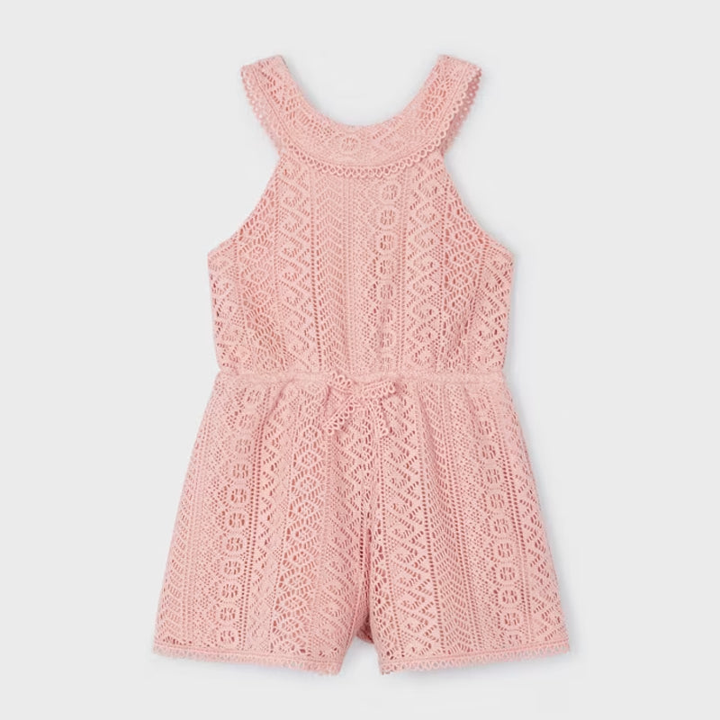 Blush Guipure Romper