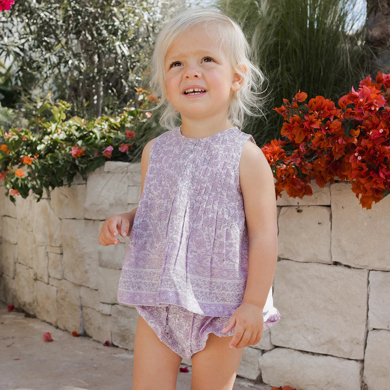 Baby Girls Jaipur 2-Piece Set - Lavender Garden Floral