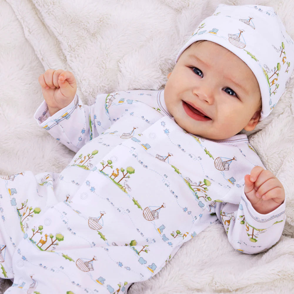 Noah's Print Hat - Blue