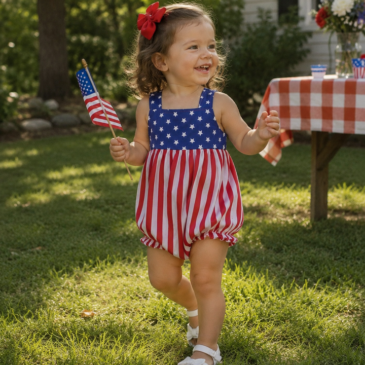 Star Spangled Romper