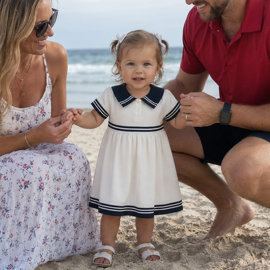 Maritime Fine Knit Dress