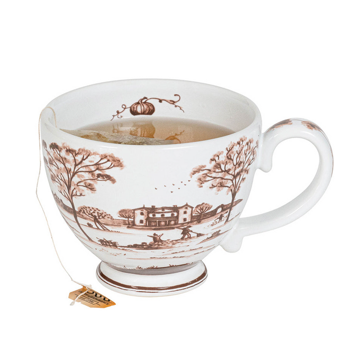 Country Estate Harvest Breakfast Cup -  Sepia