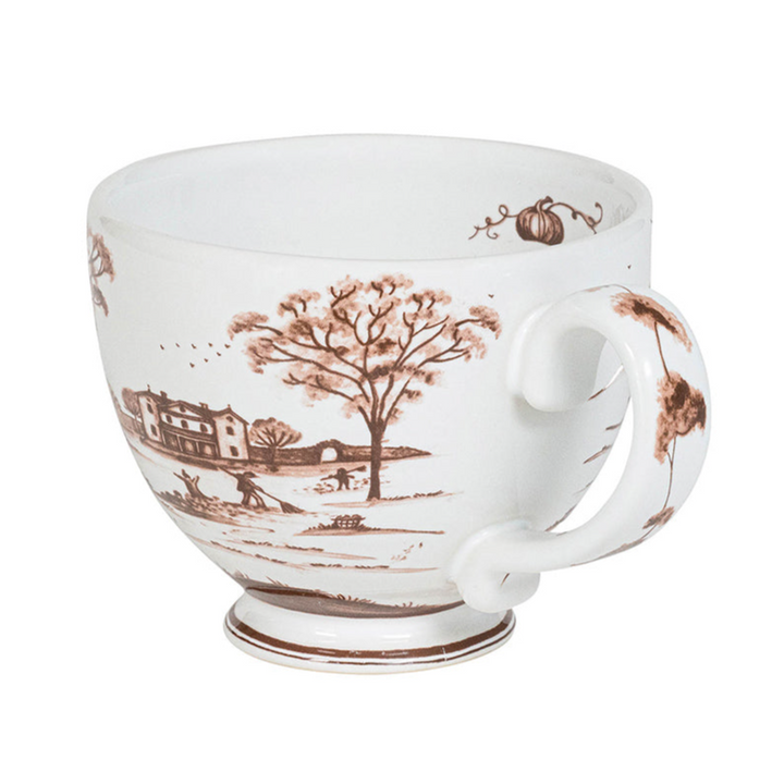 Country Estate Harvest Breakfast Cup -  Sepia