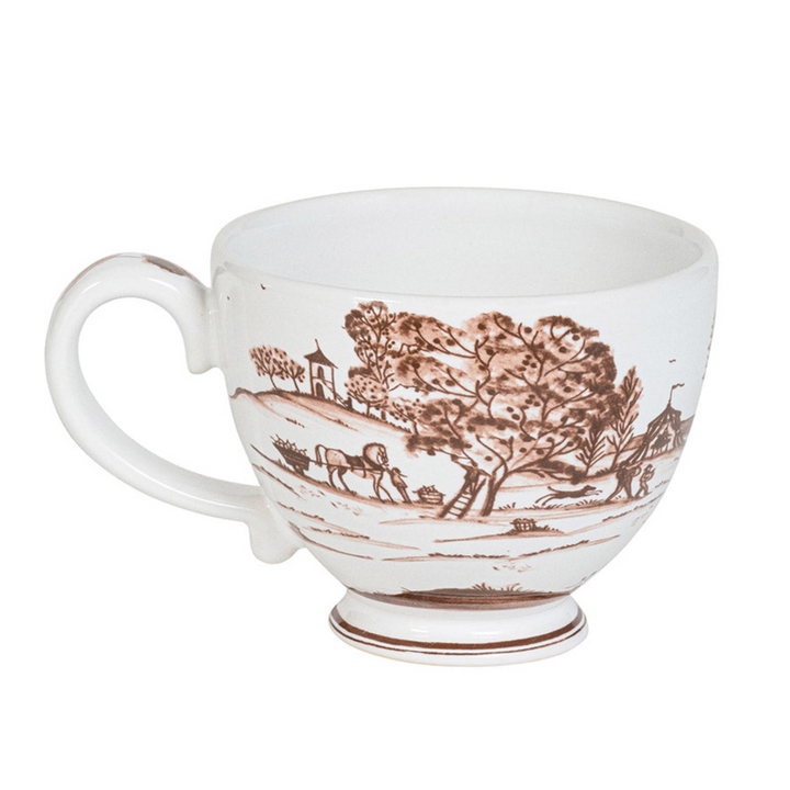Country Estate Harvest Breakfast Cup -  Sepia