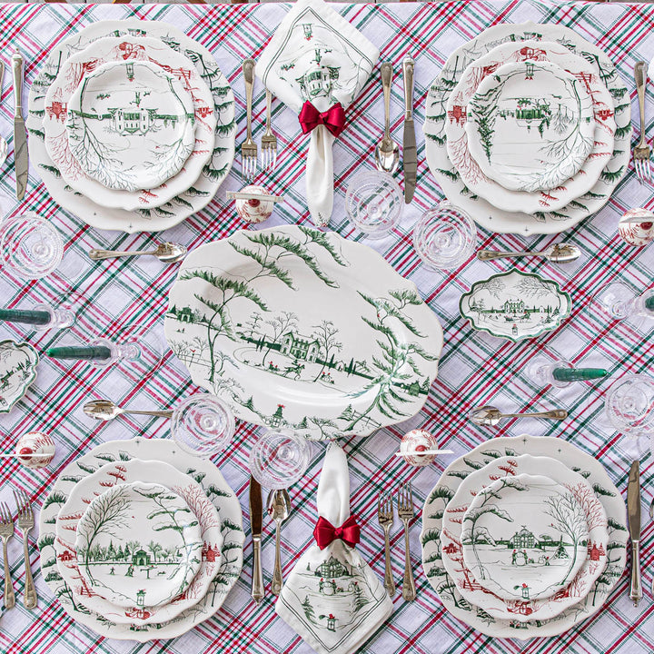Country Estate Winter Frolic Charger/Platter - Evergreen