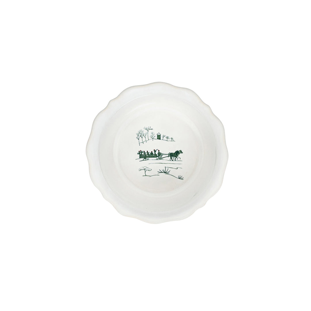 Country Estate Winter Frolic Ramekin - Evergreen
