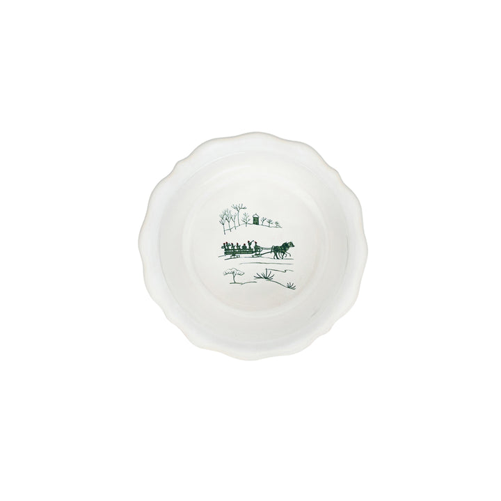 Country Estate Winter Frolic Ramekin - Evergreen