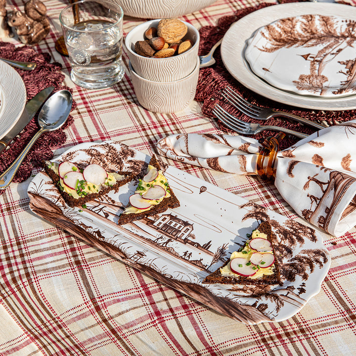 Country Estate Harvest Hostess Tray