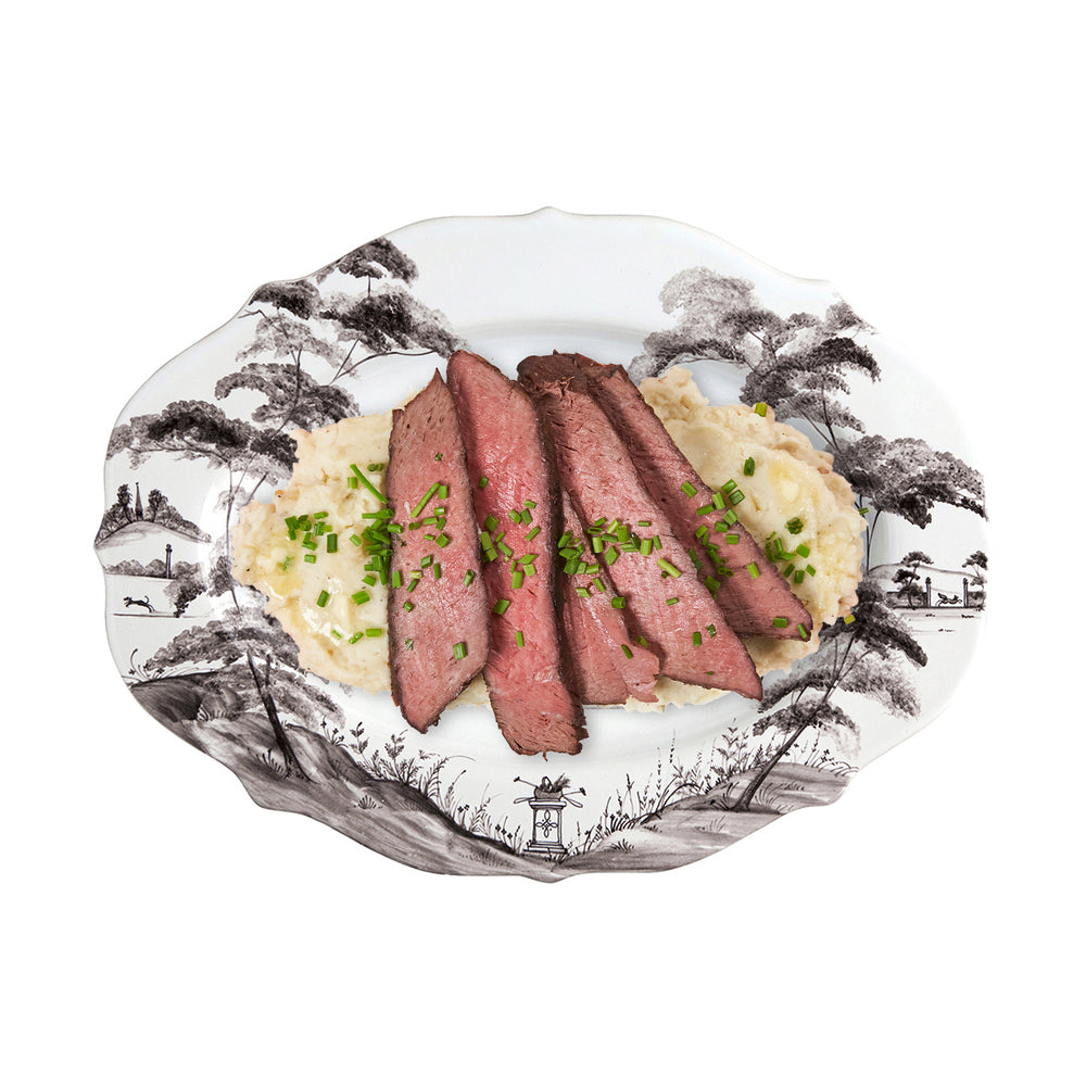 Country Estate 15" Serving Platter - Flint Grey