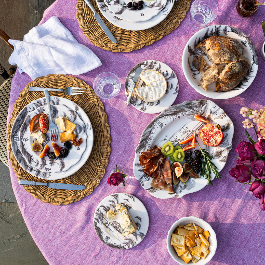 Country Estate 15" Serving Platter - Flint Grey