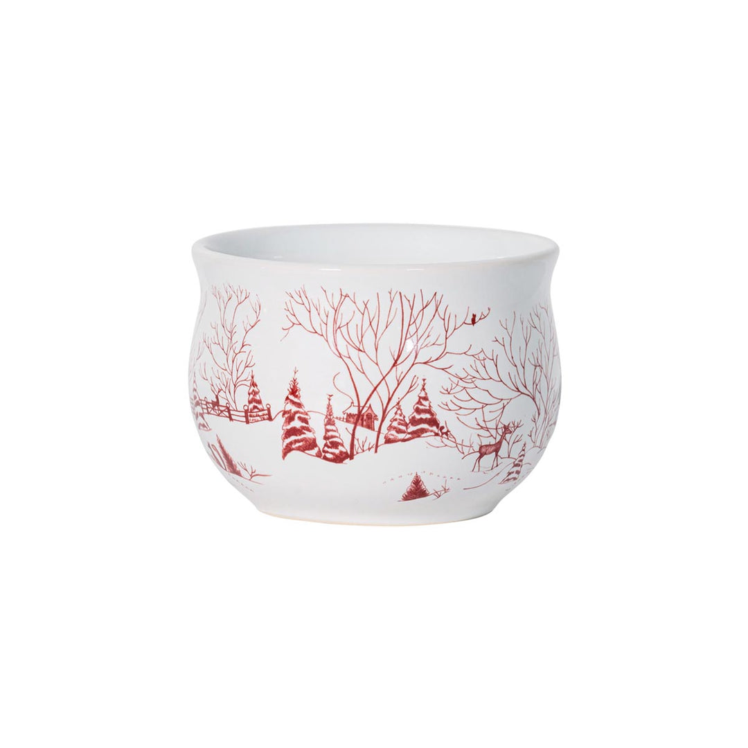 Country Estate Winter Frolic Ruby Comfort Bowl