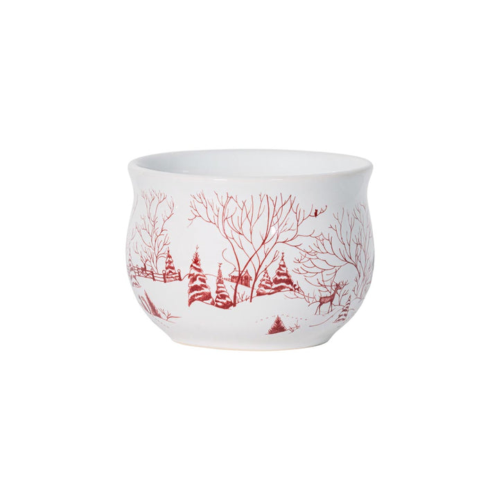 Country Estate Winter Frolic Ruby Comfort Bowl