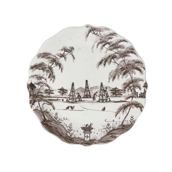 Country Estate Party Plate Assorted Set/4 - Flint Grey