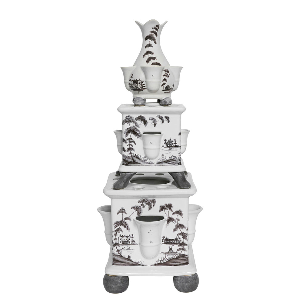 Country Estate Tulipiere Tower Set/3pc - Flint Grey