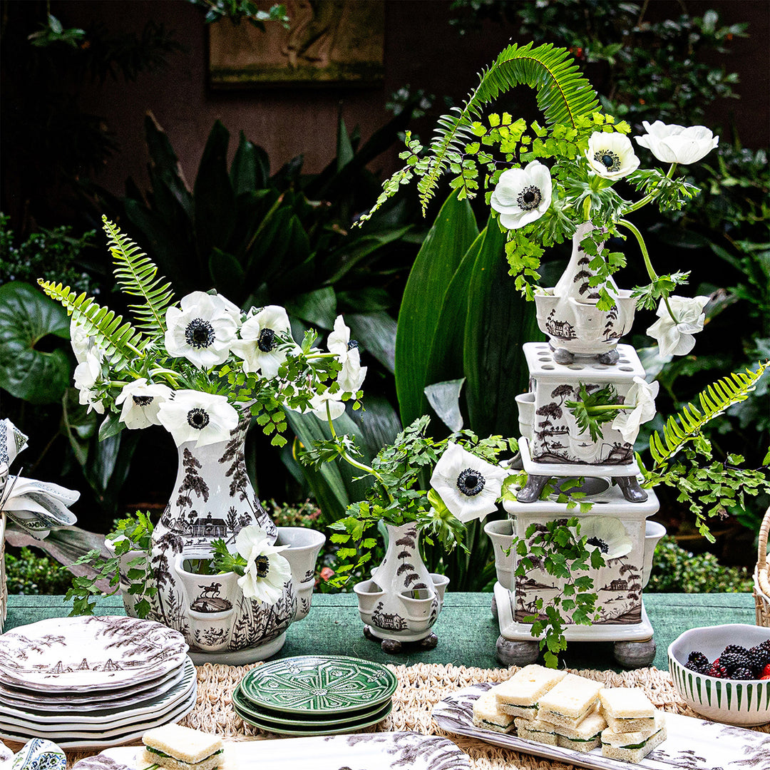 Country Estate Tulipiere Tower Set/3pc - Flint Grey