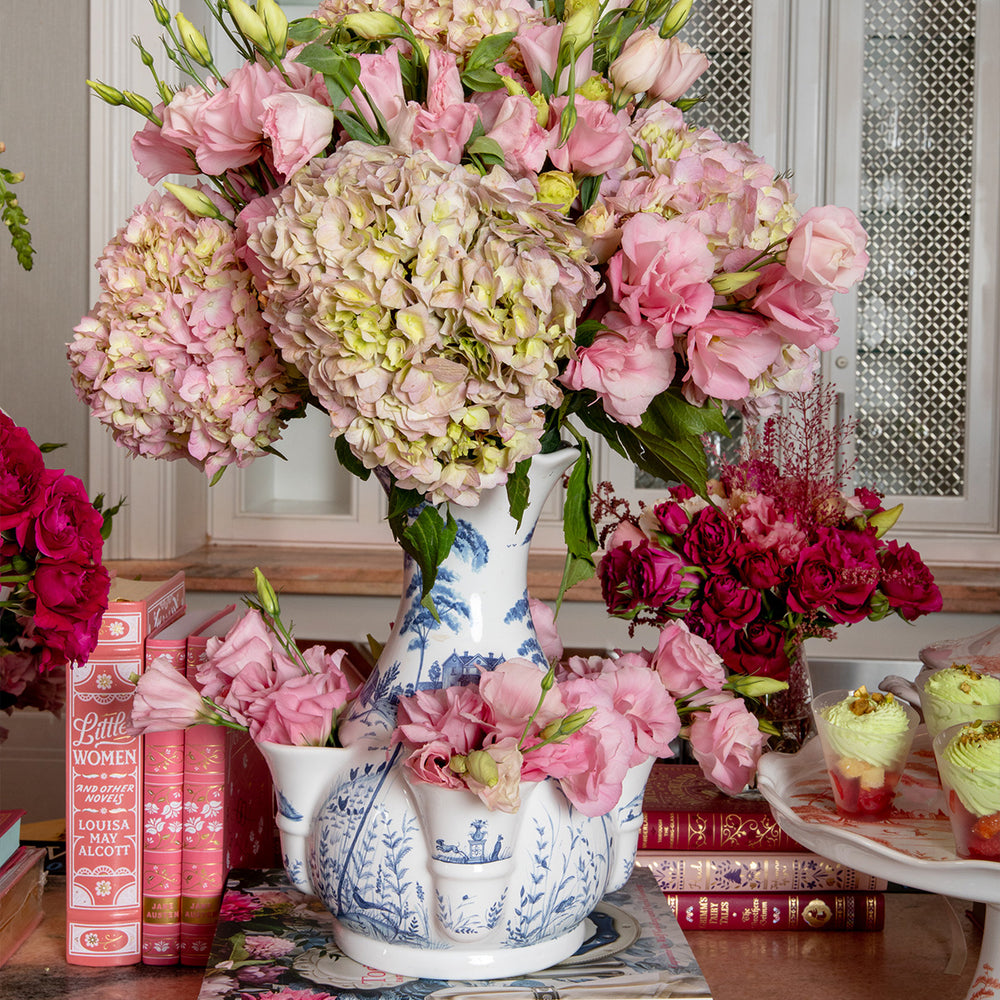 Country Estate 11.5" Tulipiere Vase - Delft Blue