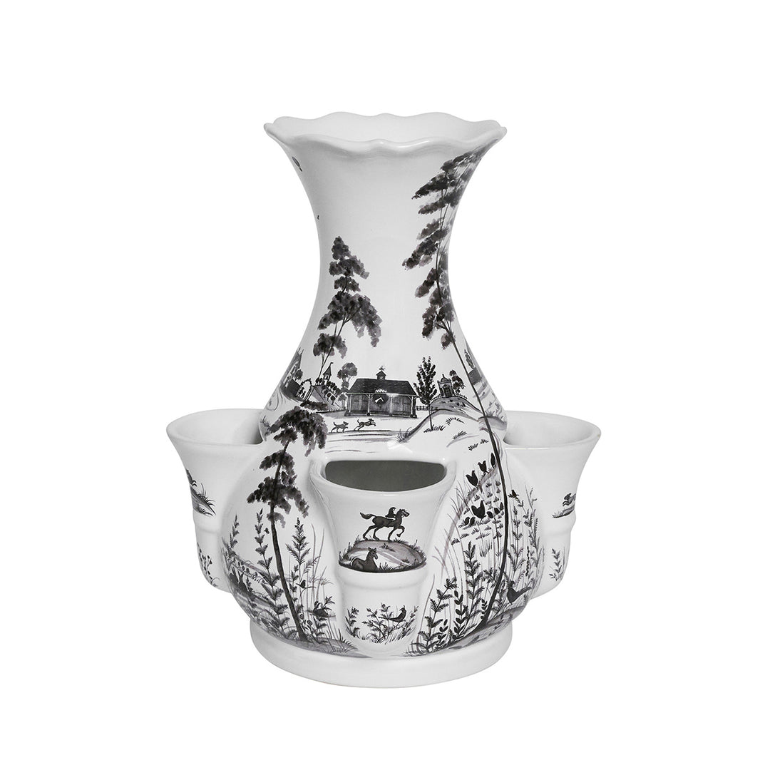 Country Estate 11.5" Tulipiere Vase - Flint Grey