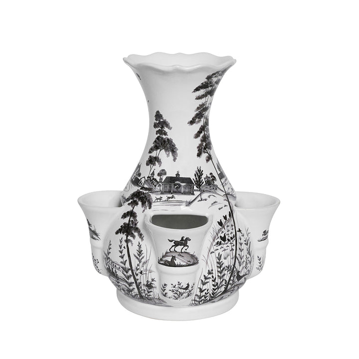 Country Estate 11.5" Tulipiere Vase - Flint Grey