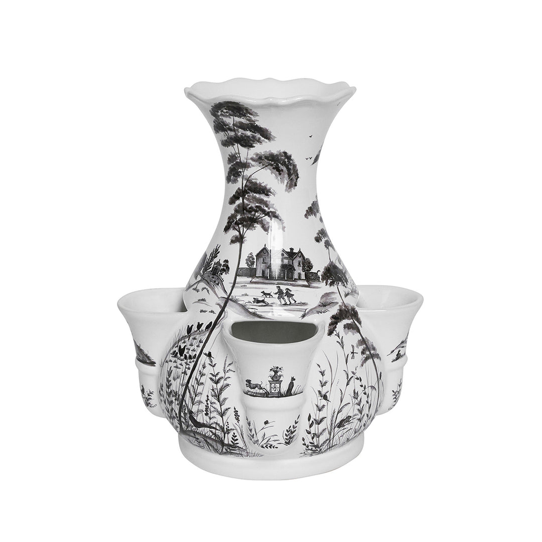 Country Estate 11.5" Tulipiere Vase - Flint Grey