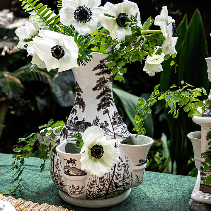 Country Estate 11.5" Tulipiere Vase - Flint Grey
