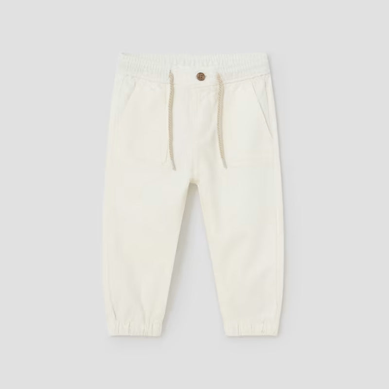 Cream Chino Joggers