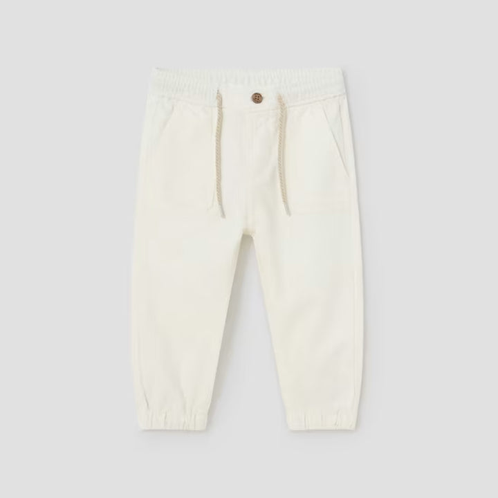 Cream Chino Joggers