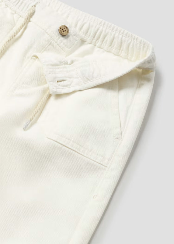 Cream Chino Joggers