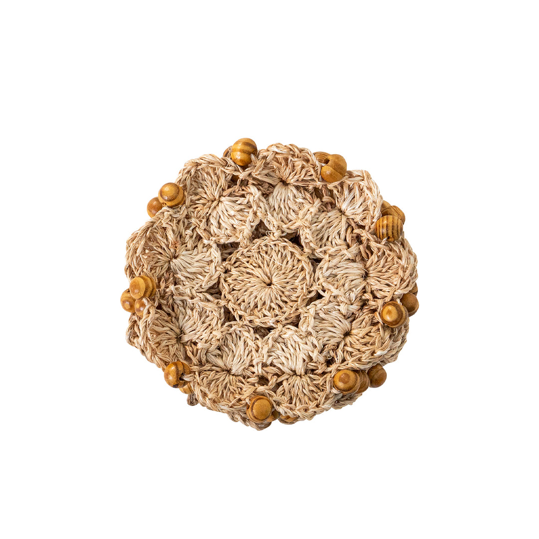 Macrame Natural Coaster - Set of 4