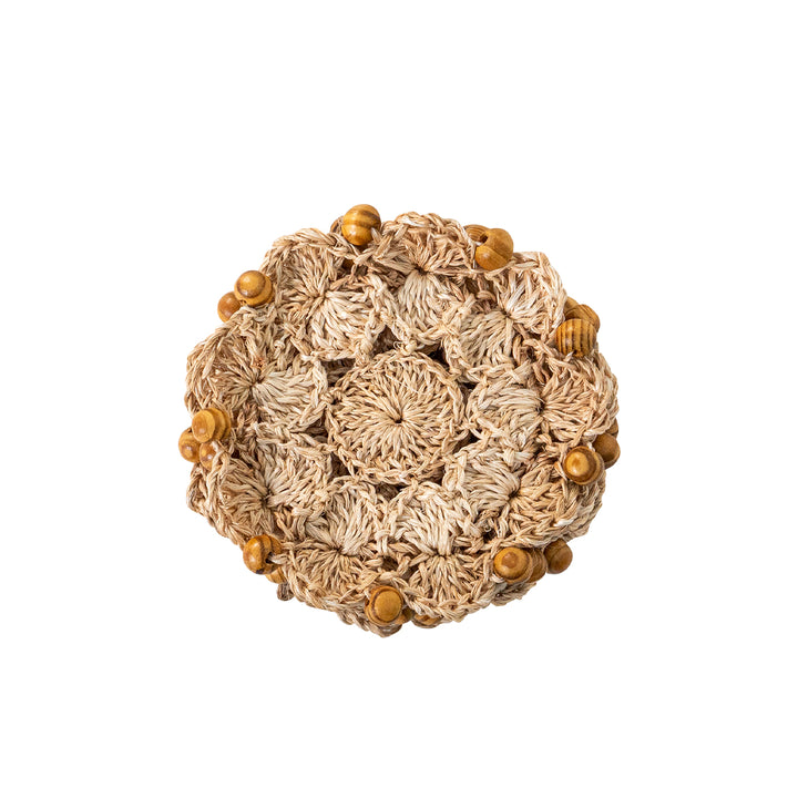 Macrame Natural Coaster - Set of 4