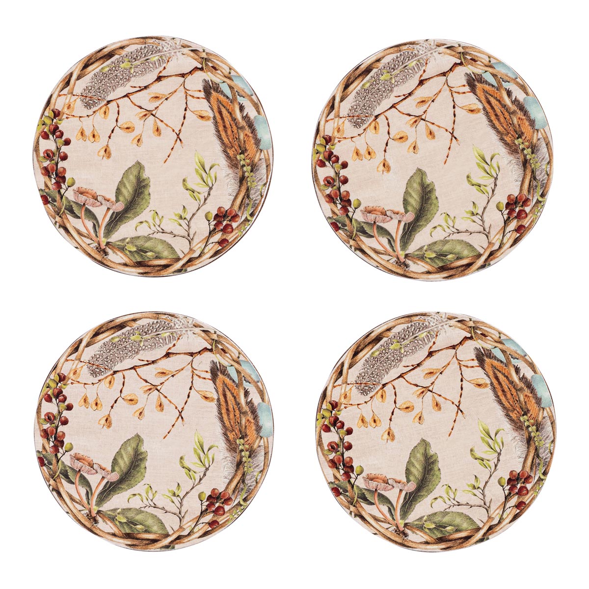 Forest Walk Coasters - Set of 4