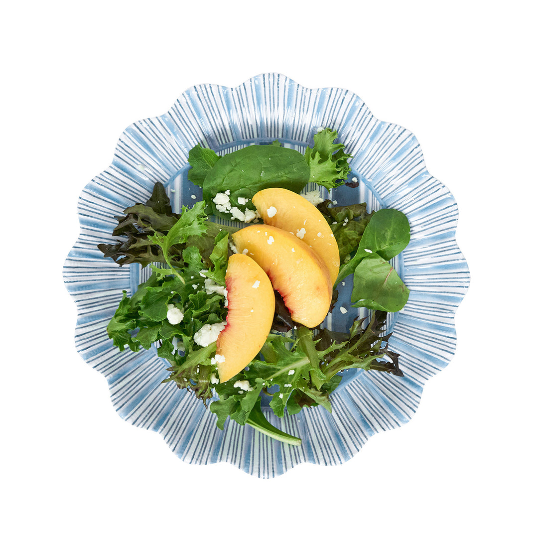Cabana Stripe Melamine Dessert/Salad Plate Set/4