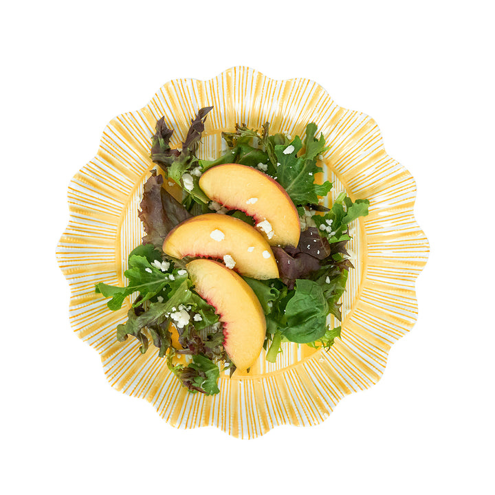 Cabana Stripe Melamine Dessert/Salad Plate Set/4