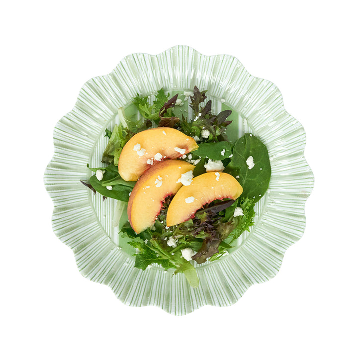 Cabana Stripe Melamine Dessert/Salad Plate Set/4
